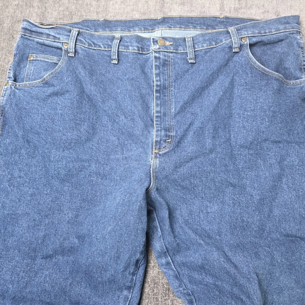 Wrangler Rugged Wear Jeans Mens 48x34 Big Tall Cowboy Rodeo Western Yeehaw Denim